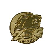 ZSC Lions Pin Logo gold 