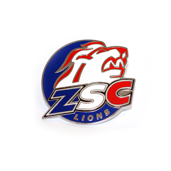 Zsc Lions Pin Logo Farbig Zsc Lions Fanshop By Ochsner Hockey